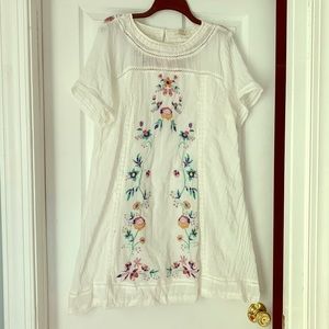 Umgee Boho Cotton Dress, XL